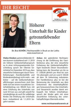 Kurier 23. Oktober 2020